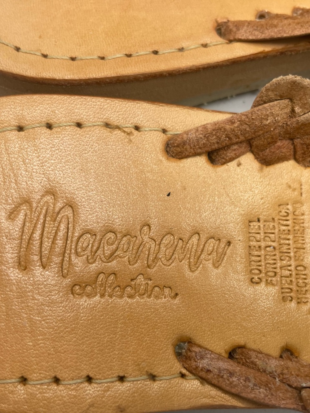 Woven Leather Slip-On Mules in Brown - Picture 6 of 7